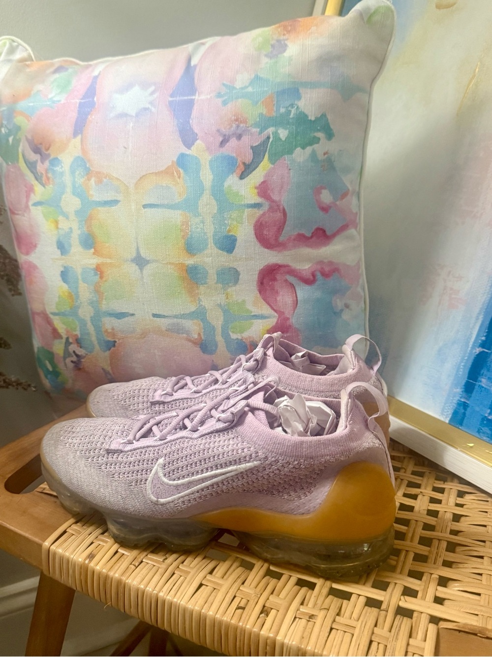 ✨ Nike Air VaporMax Flyknit Sneakers – Pink | Women’s Size 8 ✨